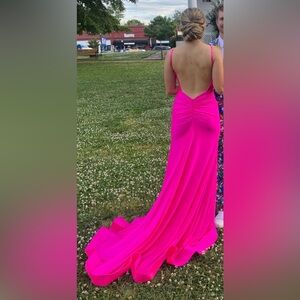Sherri Hill- hot pink prom/ pageant dress